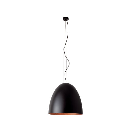 Lampa Wisząca sufitowa EGG Black/Copper M - 10318