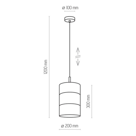 Lampa wisząca BOGART WHITE 3208 TK Lighting