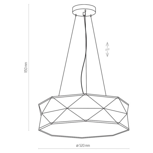 Lampa wisząca KANTOOR 3312 TK LIGHTING