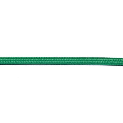 Kabel w oplocie okrągły zielony 2x0,75