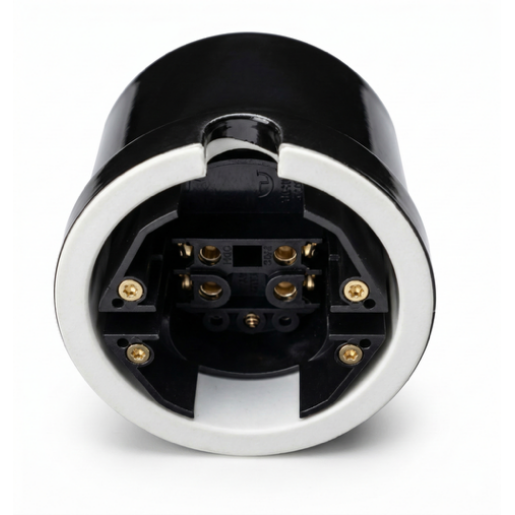 ANTICA TOOGLE  ceramiczny włącznik natynkowy podwójny czarny K1-R210NMb