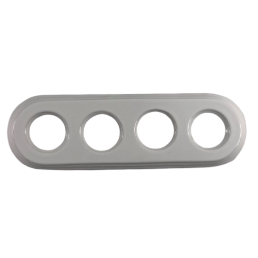 lawyer brake Wardrobe Ramka do włącznika światła ANTICA retro białą 4