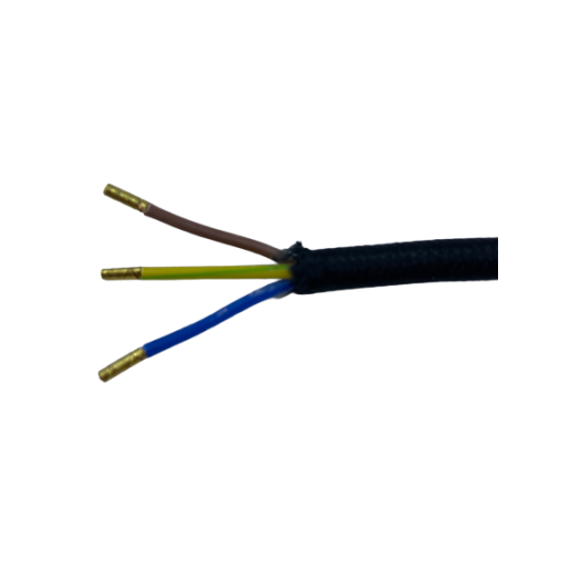 Przewód elektryczny OMY czarny 3x1,5 PVC linka polwinit