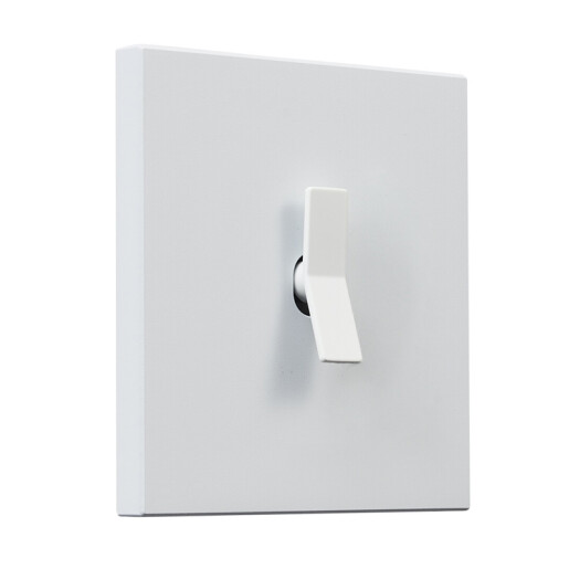 Włącznik kwadratowy metalowy krzyżowy biały mat Togglica Deuce Włącznik kwadratowy metalowy krzyżowy biały mat Togglica Deuce