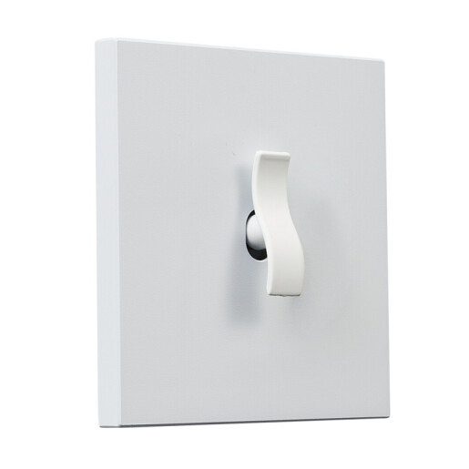 Włącznik kwadratowy metalowy krzyżowy biały mat Togglica Wave Włącznik kwadratowy metalowy krzyżowy biały mat Togglica Wave