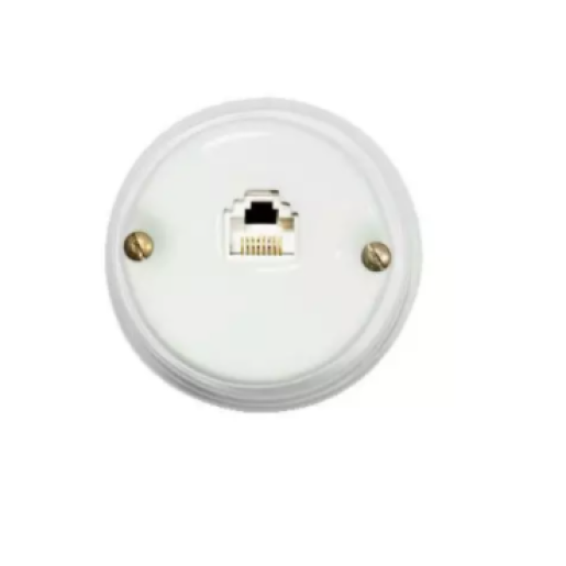 Porcelanowe gniazdo natynkowe komputerowe, C.5E UTP T568A.B, GiGambarelli, 00230