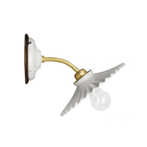 Kinkiet porcelanowy Ventaglio E27 LAMPA loft WŁOSKA