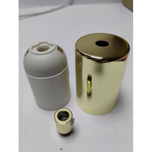 OPRAWKA E27 OSŁONKA METALOWA MOSIĄDZ ZŁOTA