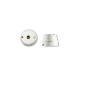 Porcelanowe gniazdo natynkowe antenowe, TV żeńskie, GiGambarelli, 00240
