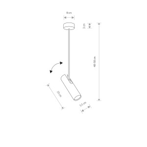 Lampa reflektorek EYE SUPER A - 6488