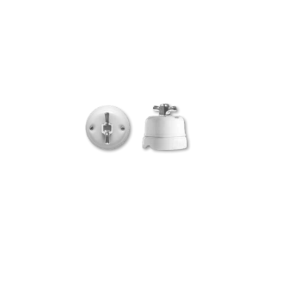 Porcelanowy włącznik natynkowy obrotowy modern, chrom, GiGambarelli, 00702