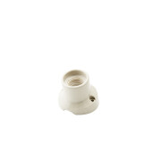 Kinkiet oprawka porcelanowa E27 biały skos 