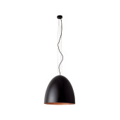 Lampa Wisząca sufitowa EGG Black/Copper M - 10318
