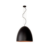 Lampa Wisząca sufitowa EGG Black/Copper L - 10320