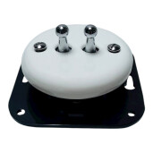 ANTICA TOOGLE  ceramiczny włącznik żaluzjowy biały/srebrny K1-R231N1SMC/W