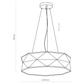 Lampa wisząca KANTOOR 3312 TK LIGHTING