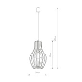 Lampa Wisząca sufitowa IKA A - 4171