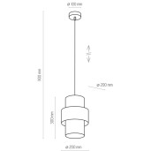 Lampa wisząca CALISTO 4377 TK Lighting