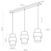 Lampa wisząca CALISTO 4378 TK Lighting