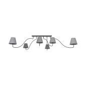 Lampa Przysufitowa sufitowa HAWK - 6541