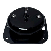 ANTICA TOOGLE ceramiczny włącznik pojedynczy schodowy czarny/srebrny K1-R120N1C/B