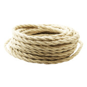 Kabel w oplocie skręcanym naturalny 3x,2,5mm