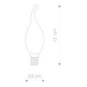 Lampa  BULB VINTAGE LED E14, 4W - 9793