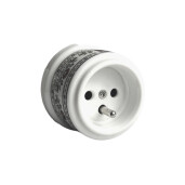 Gniazdo ceramiczne FOLK z bolcem natynkowe ANTICA, AN.206.2