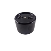 Antica ceramiczne natynkowe gniazdo TV+R czarne,T06/TV+R czarny