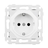 Togglica 4U mechanizm gniazdo Schuko biały mat EU