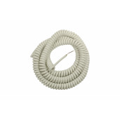 Kabel spiralny PVC kolor biały o przekroju 3x1
