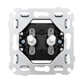 Togglica 4U mechanizm podwójny schodowy biały mat EU