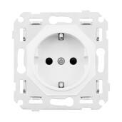 Togglica 4U mechanizm gniazdo Schuko biały mat EU