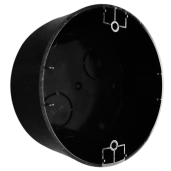 Gniazdo satelitarne z ramką czarne LOFT vintage black NATYNKOWE OKRĄGŁE 