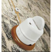Porcelanowy wyłącznik natynkowy obrotowy  00100