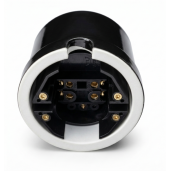 ANTICA TOOGLE  ceramiczny włącznik natynkowy podwójny czarny K1-R210NMb