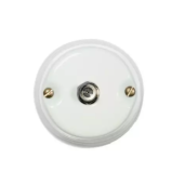 Porcelanowe gniazdo natynkowe satelitarne , GiGambarelli, 00242