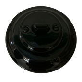 ANTICA TOOGLE  ceramiczny włącznik krzyżowy podtynkowy czarny K1-R140Nb
