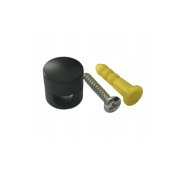 Uchwyt do kabla przewodu w oplocie czarny grzybek aluminiowy 2x1,5 3x1,5