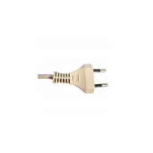 Przewód do lampy z włącznikiem wtyczką 2x0.75 2m beżowy kabel do lampy