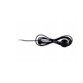 Przewód w oplocie kabel z włącznikiem nożnym i wtyczką czarny